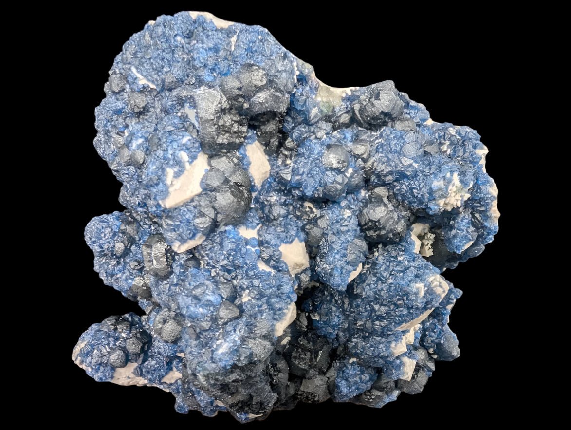 Blueberry Fluorite with Cubic "Window" Formation | Specimen | Inner Mongolia