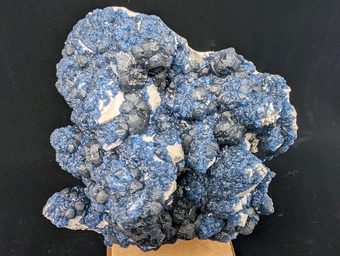 Blueberry Fluorite with Cubic "Window" Formation | Specimen | Inner Mongolia