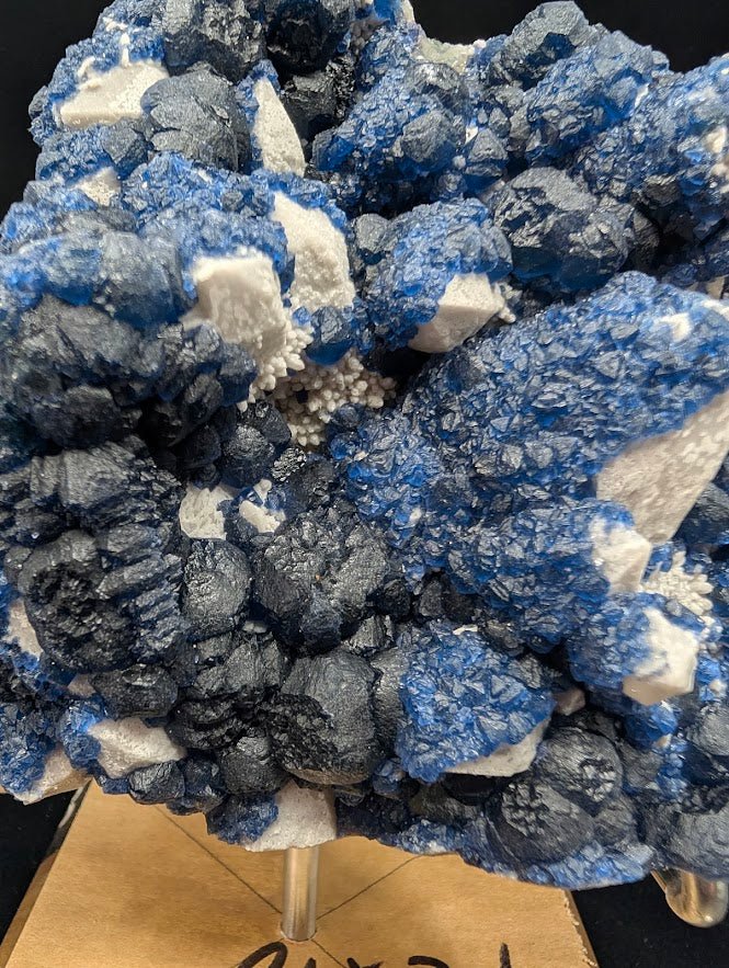 Blueberry Fluorite with Cubic "Window" Formation | Specimen | Inner Mongolia