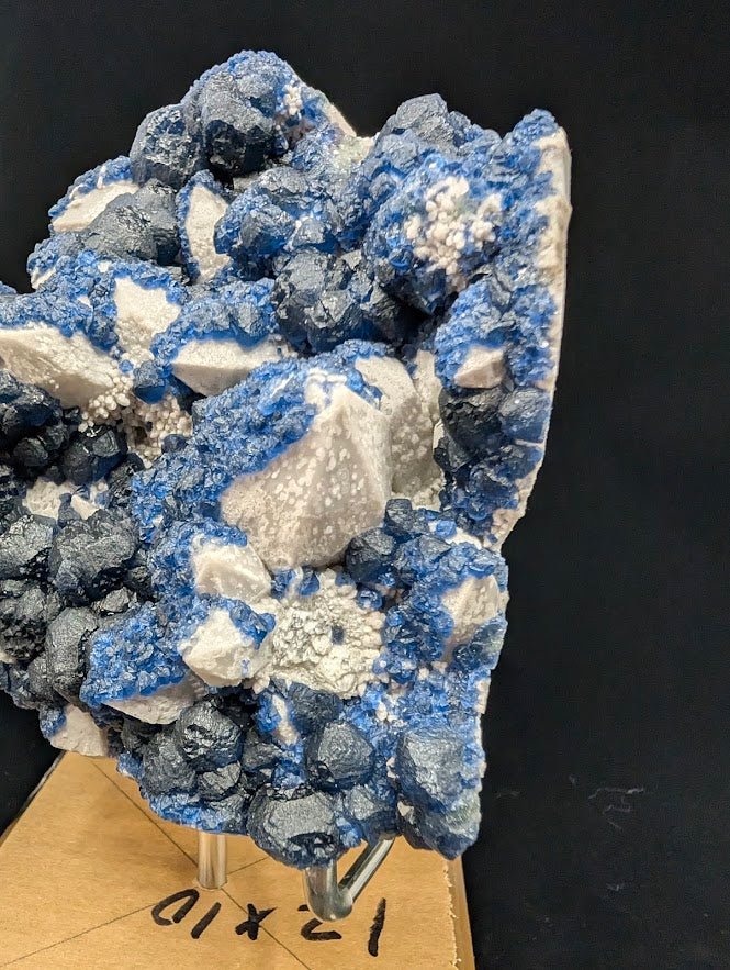 Blueberry Fluorite with Cubic "Window" Formation | Specimen | Inner Mongolia