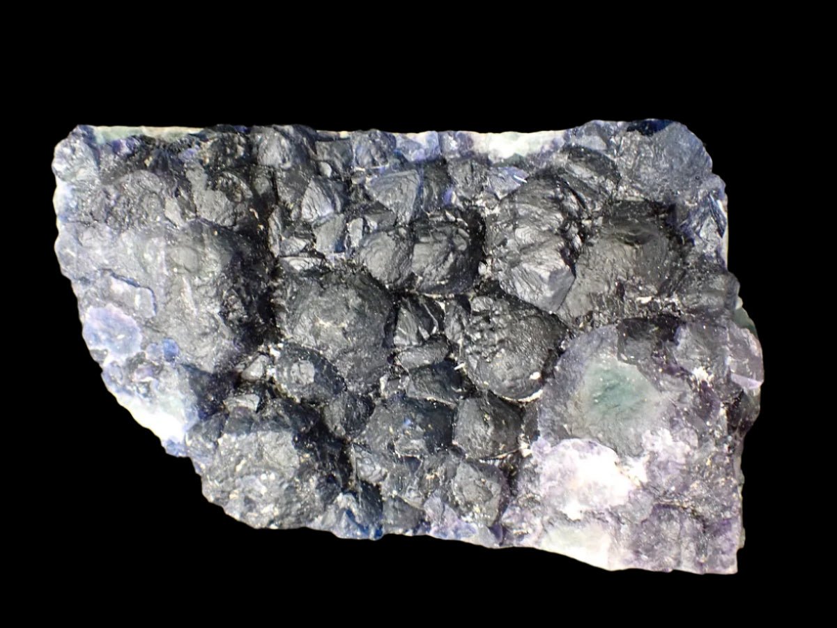 Botryoidal Blueberry Fluorite with Zoning | Huanggang Mine, Inner Mongolia