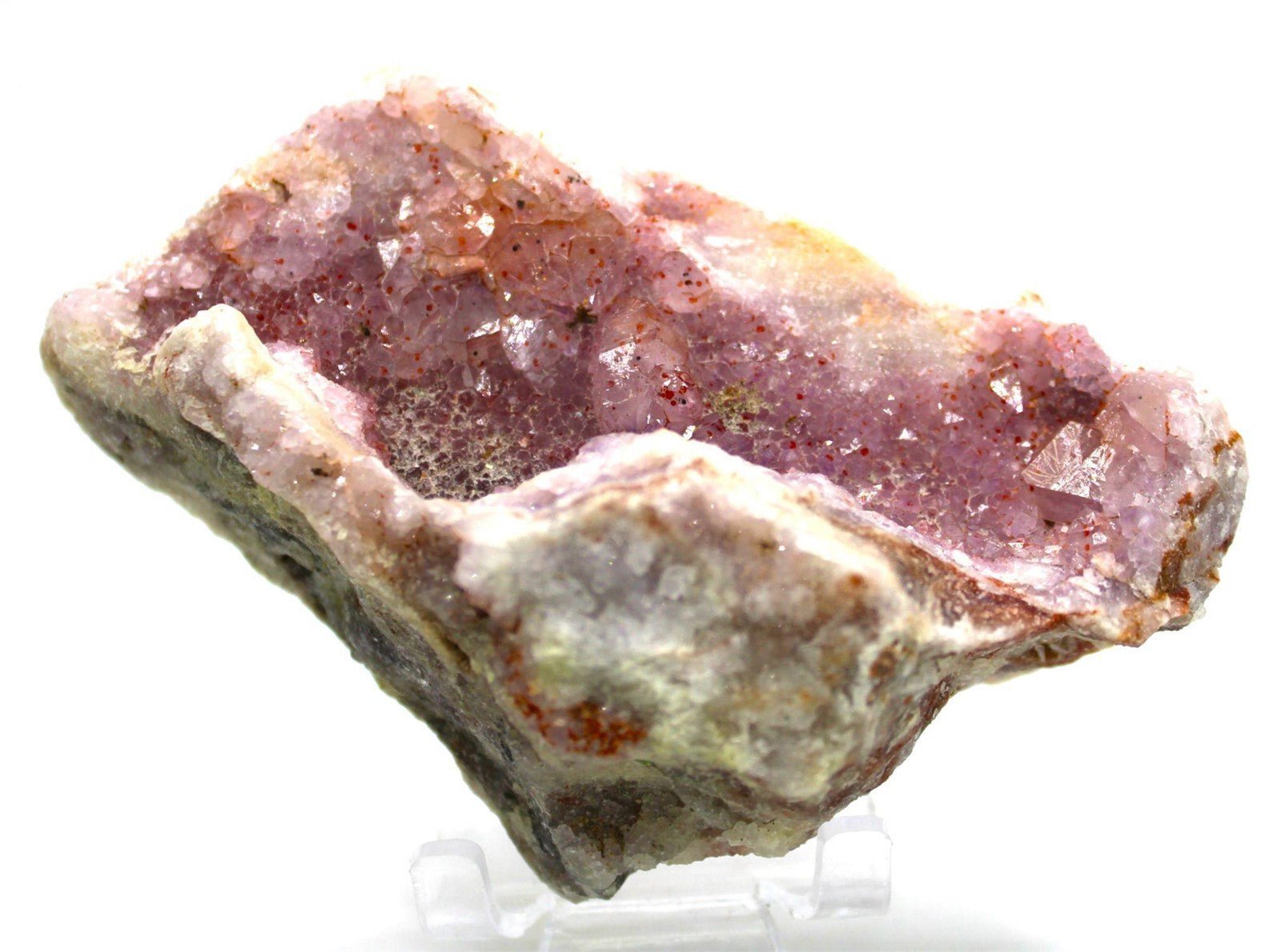 Amethyst with Hematite-Tinted Crystallization | Canada