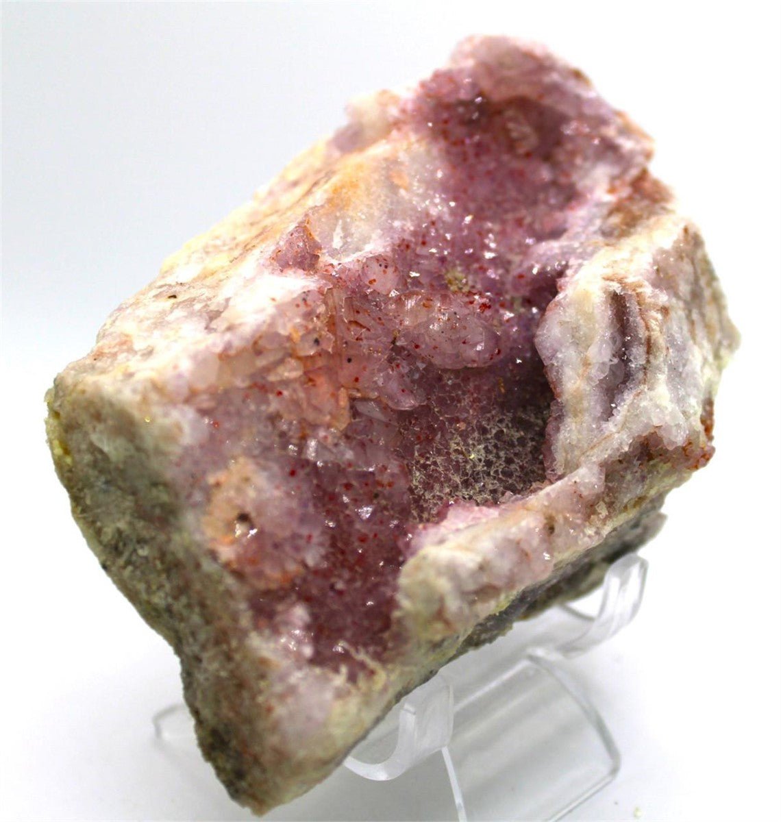 Amethyst with Hematite-Tinted Crystallization | Canada