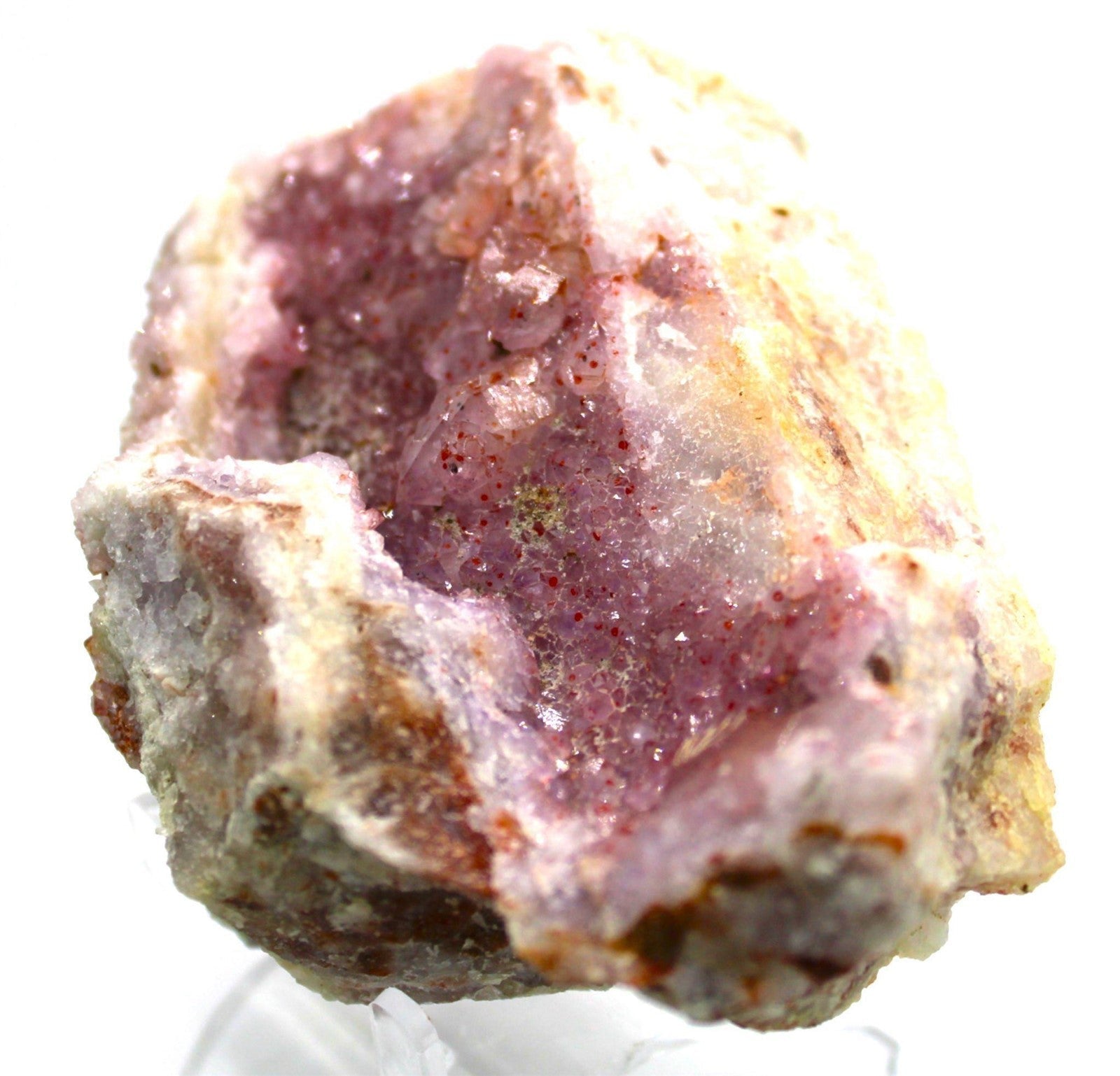 Amethyst with Hematite-Tinted Crystallization | Canada