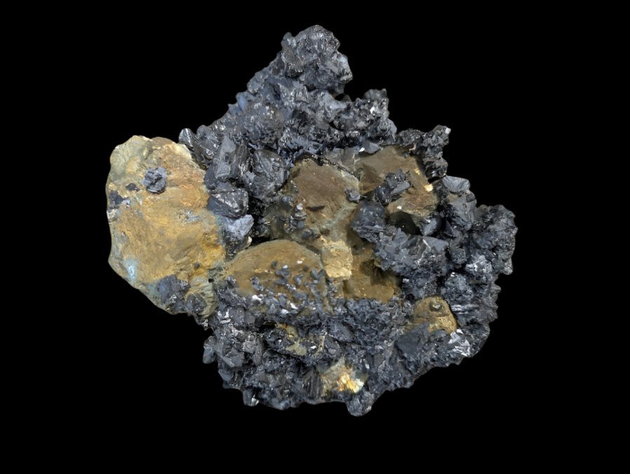 Chalcopyrite, Galena + Sphalerite | Krushev Dol Mine, Bulgaria