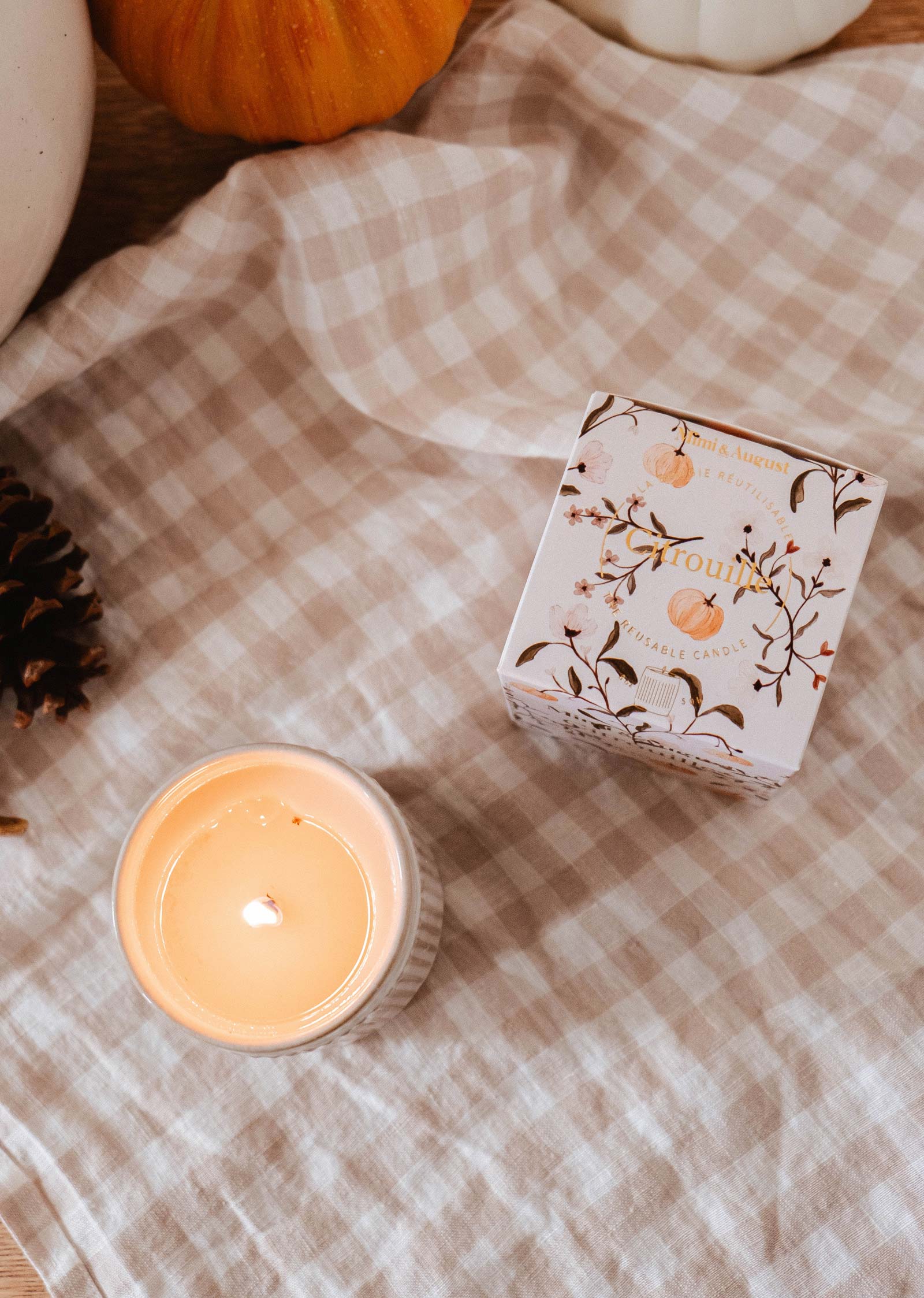 Citrouille | Reusable Candle