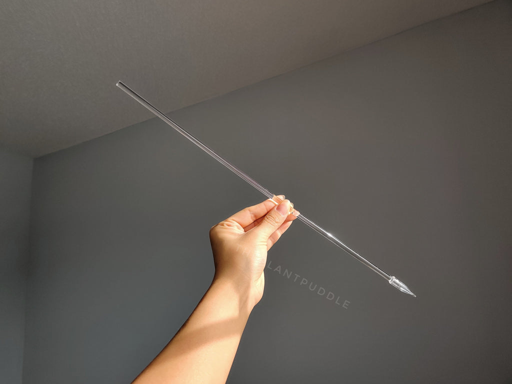 Straight Plant Stakes | 6mm and 8mm Clear Acrylic