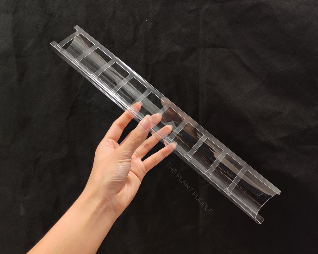 Front Opening Moss Pole | Clear Durable Plastic