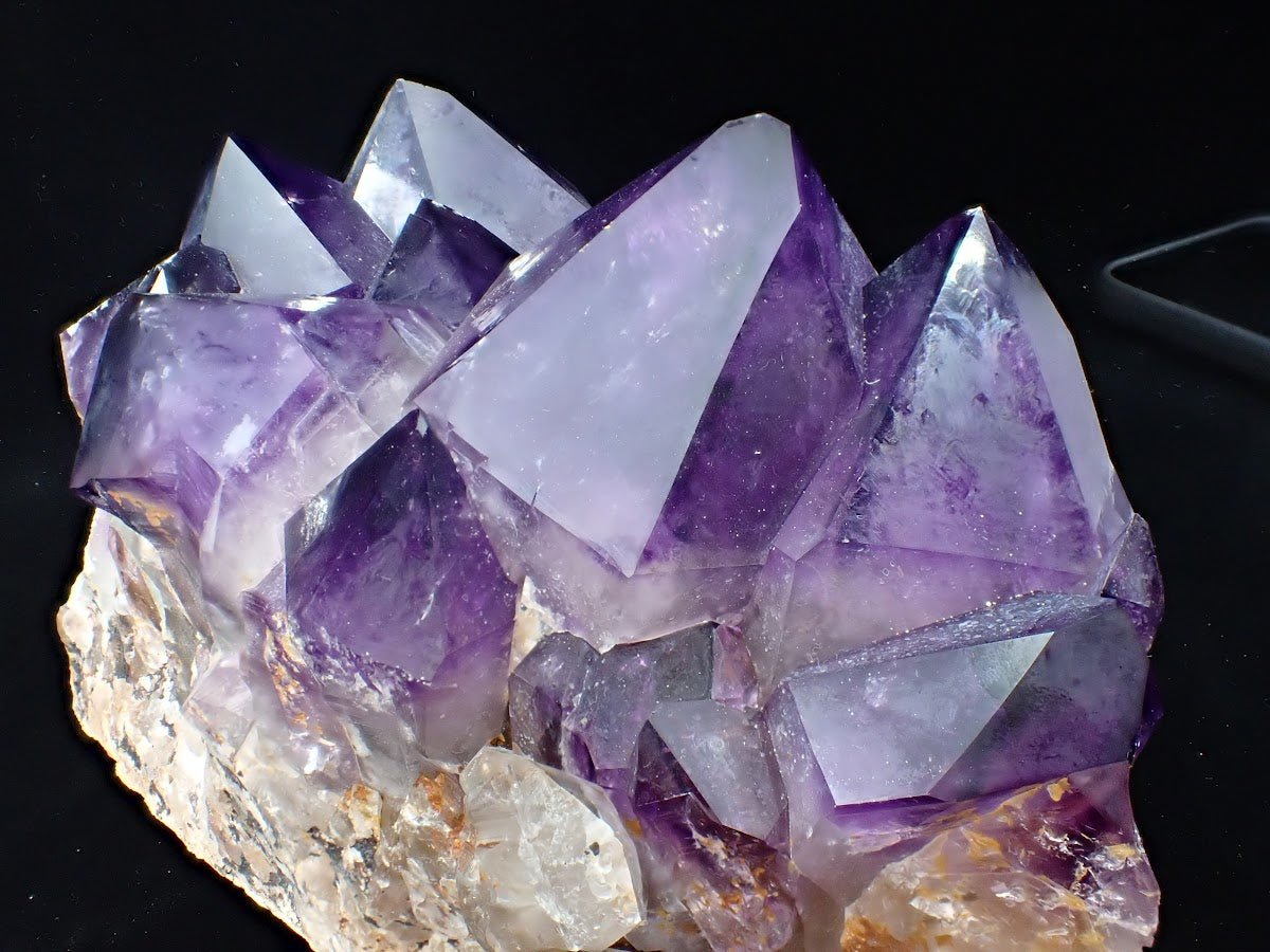 Amethyst Cluster with Zoning and Clarity | Congo