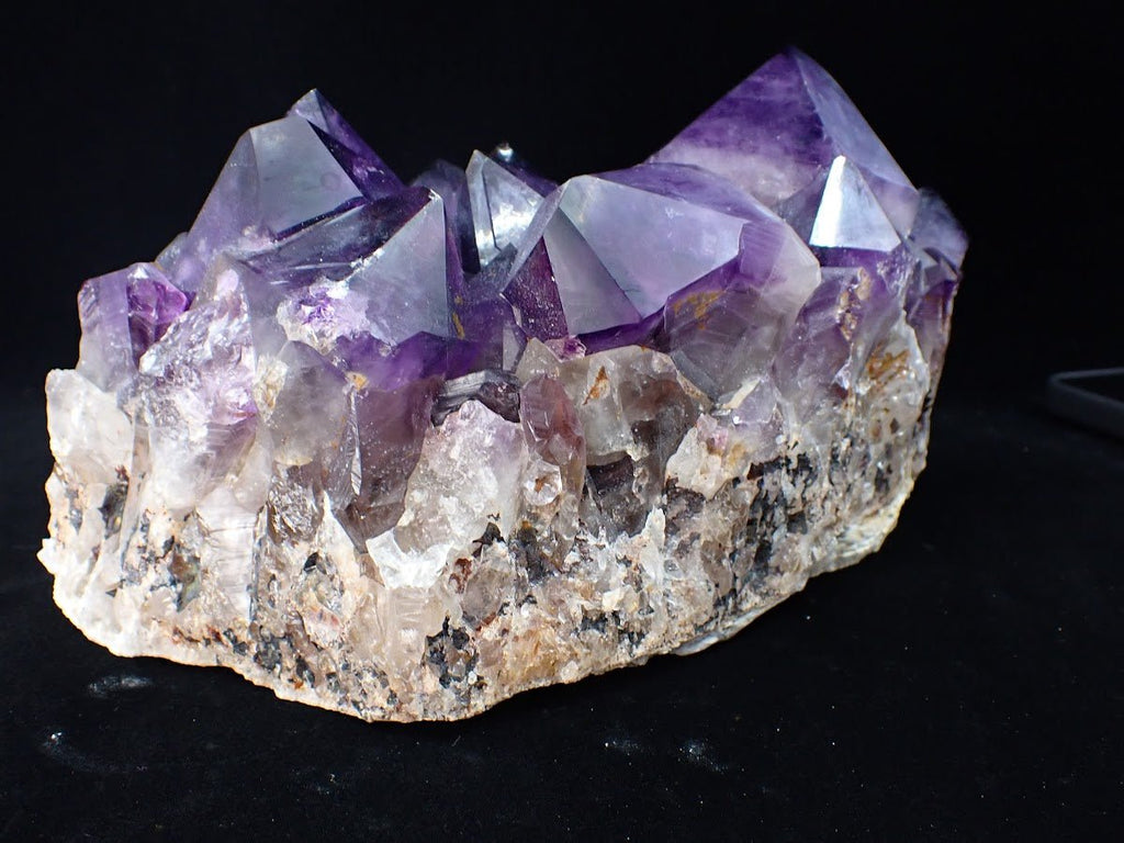 Amethyst Cluster with Zoning and Clarity | Congo