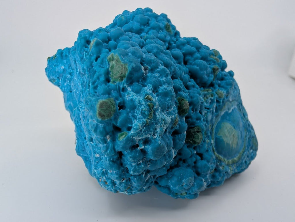 Chrysocolla with Malachite | Botryoidal Specimen | Congo