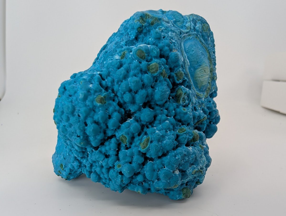 Chrysocolla with Malachite | Botryoidal Specimen | Congo