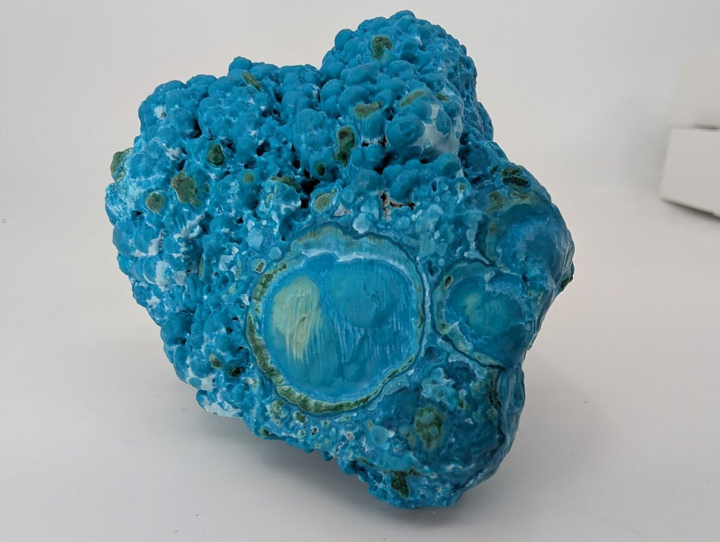 Chrysocolla with Malachite | Botryoidal Specimen | Congo