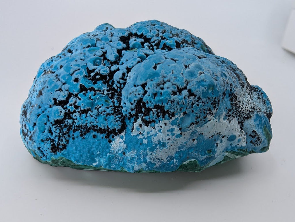 Congo Chrysocolla with Malachite – Botryoidal Specimen with Natural Ba ...