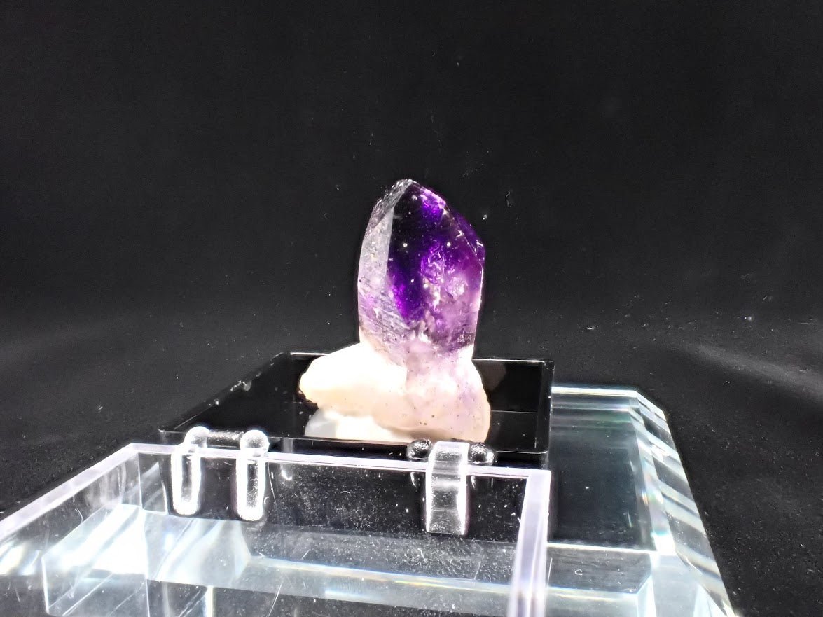 Deep Purple Amethyst – Goboboseb Mountains, Namibia – High Saturation Miniature Specimen (25mm)