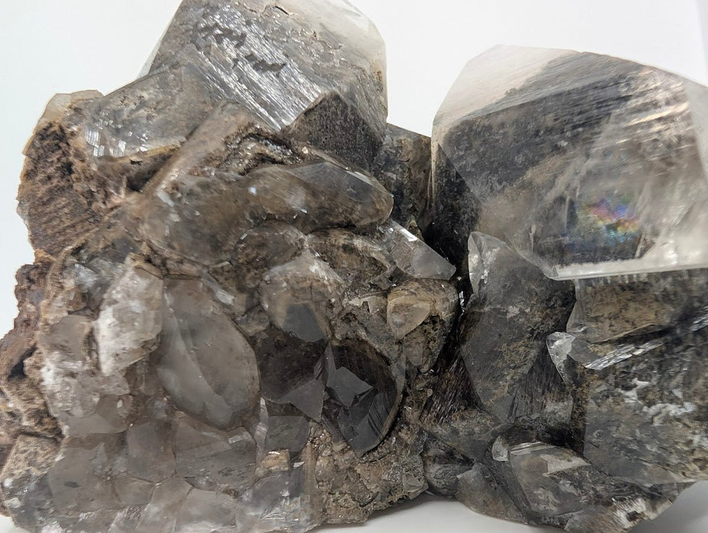 Dogtooth Calcite with Dendritic Inclusions and Sugar Sphalerite – Fujian, China