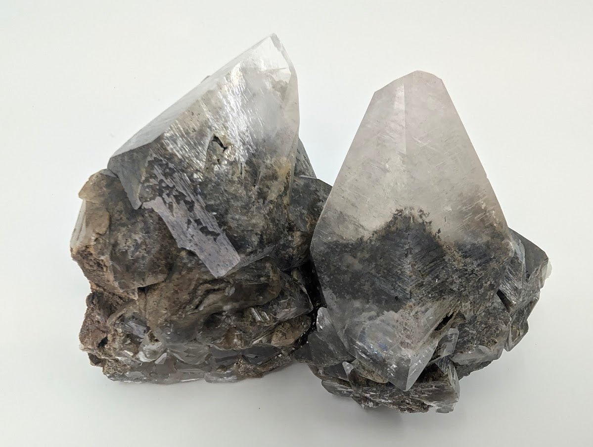 Dogtooth Calcite with Dendritic Inclusions and Sugar Sphalerite – Fujian, China