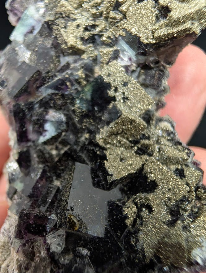 Fluorite with Pyrite | Yindu Mine, Inner Mongolia