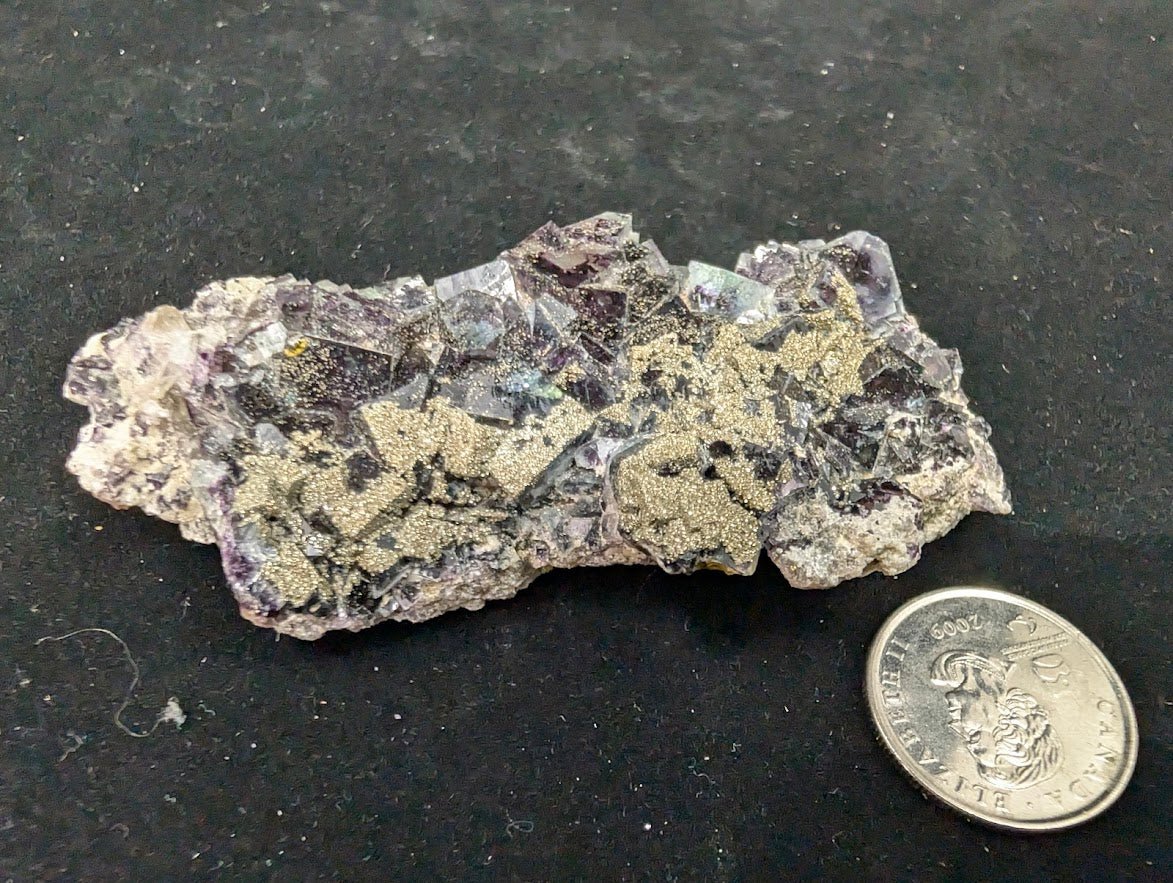 Fluorite with Pyrite | Yindu Mine, Inner Mongolia
