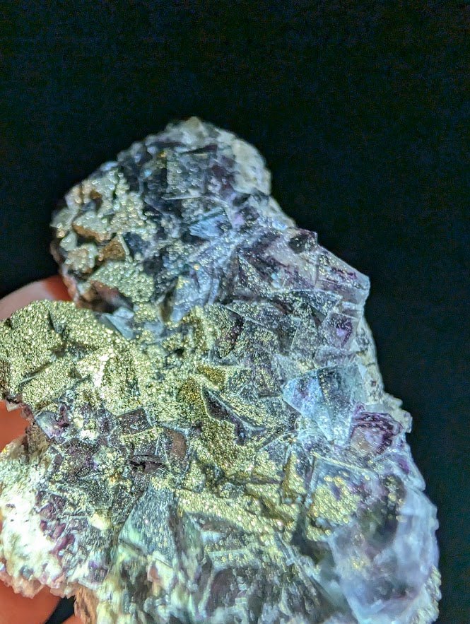 Fluorite with Pyrite | Yindu Mine, Inner Mongolia