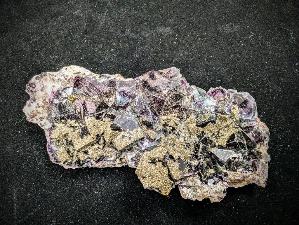 Fluorite with Pyrite | Yindu Mine, Inner Mongolia