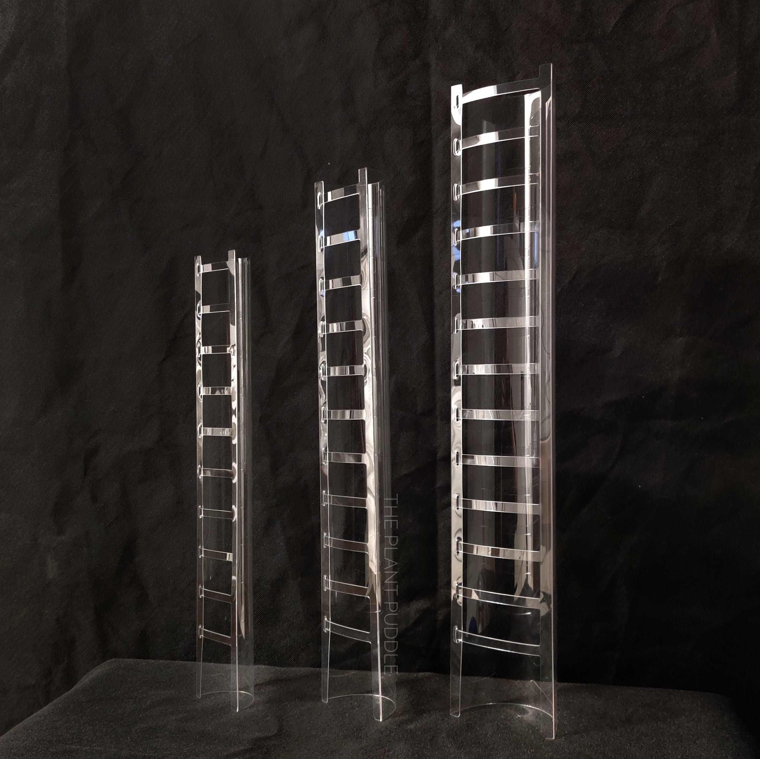 Front Opening Moss Pole | Clear Durable Plastic