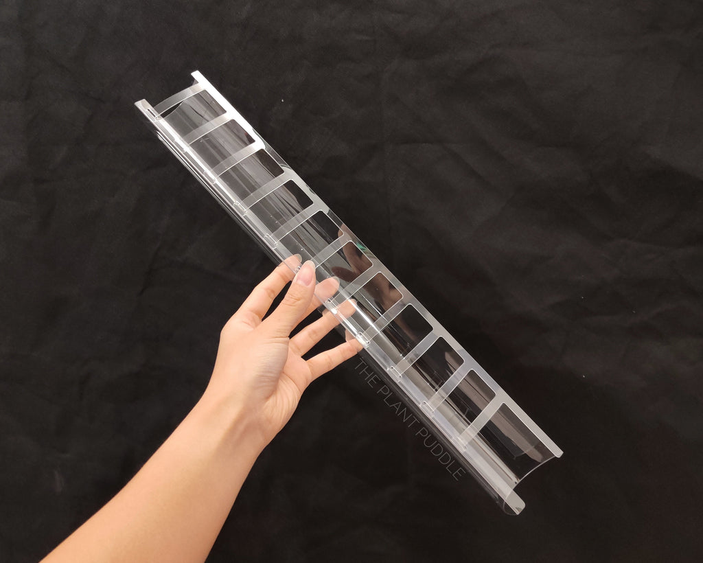 Front Opening Moss Pole | Clear Durable Plastic