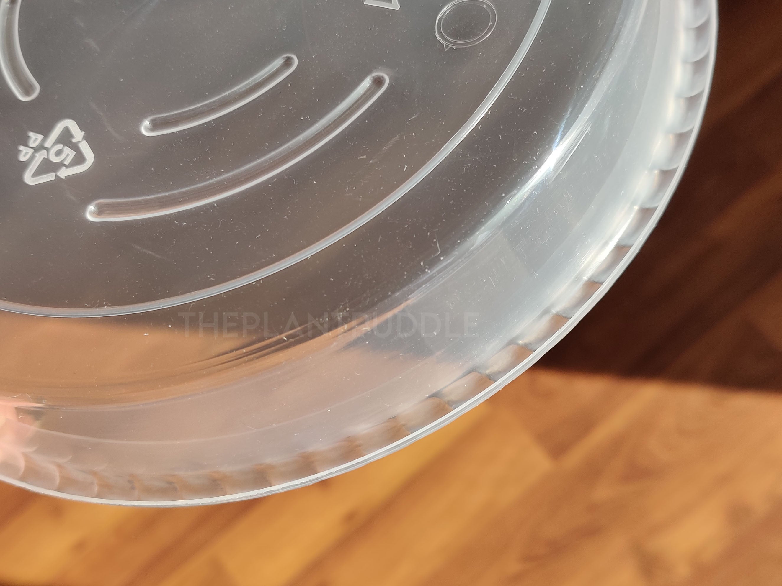 Round Plant Pot Saucers | Durable Translucent Plastic