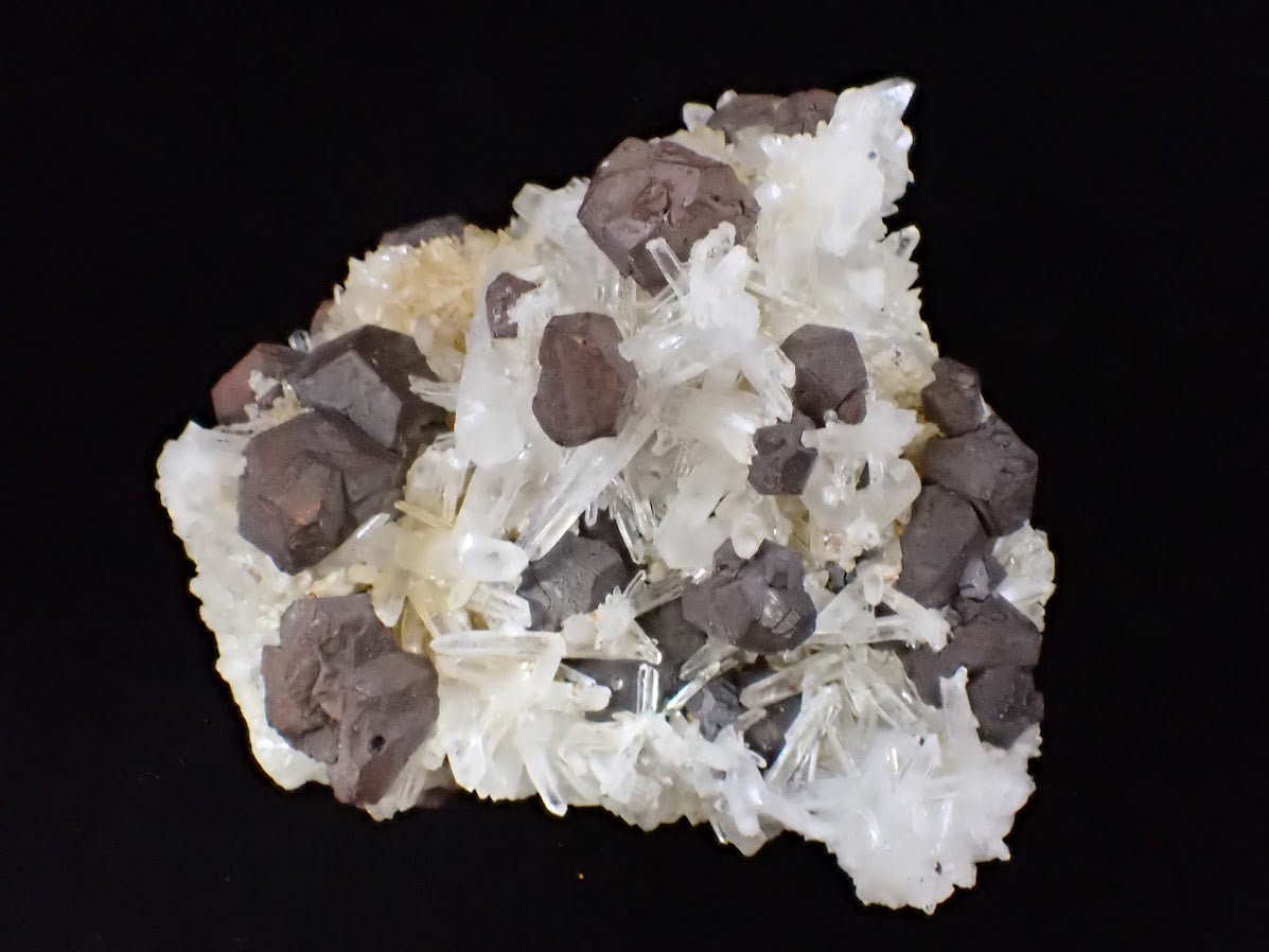 Large Black Pyrite & Quartz Cluster | Fengjiashan Mine, China