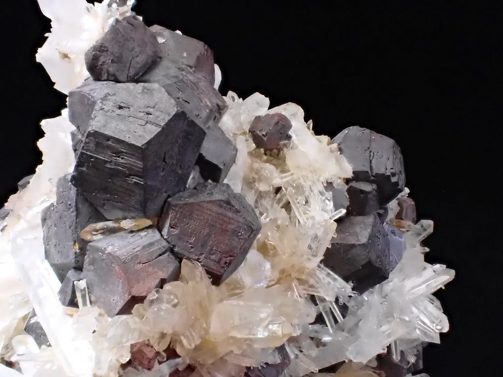 Large Black Pyrite & Quartz Cluster | Fengjiashan Mine, China