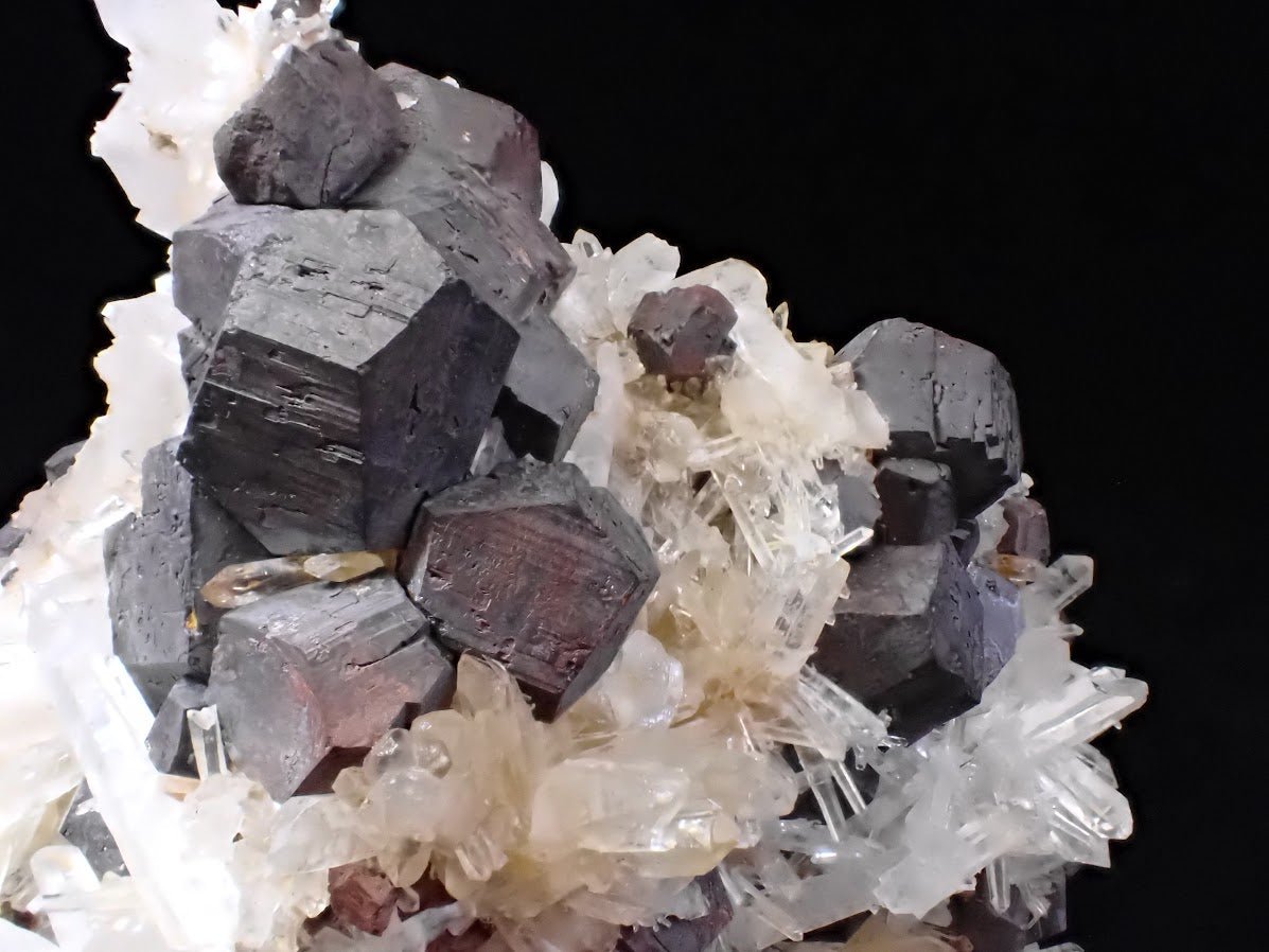 Large Black Pyrite & Quartz Cluster | Fengjiashan Mine, China