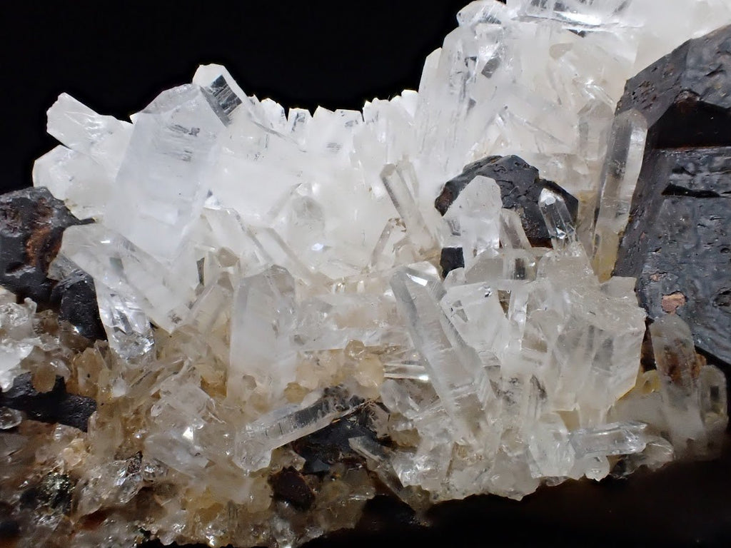 Large Black Pyrite with Quartz – Fengjiashan Mine (6")