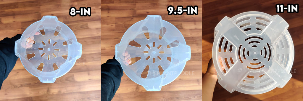 Tall Clear Plant Pot | High Drainage And Sturdy Design