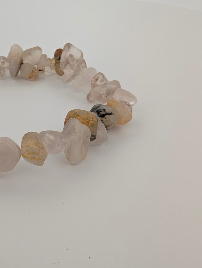 Golden Rutile Quartz Chip | Bracelet