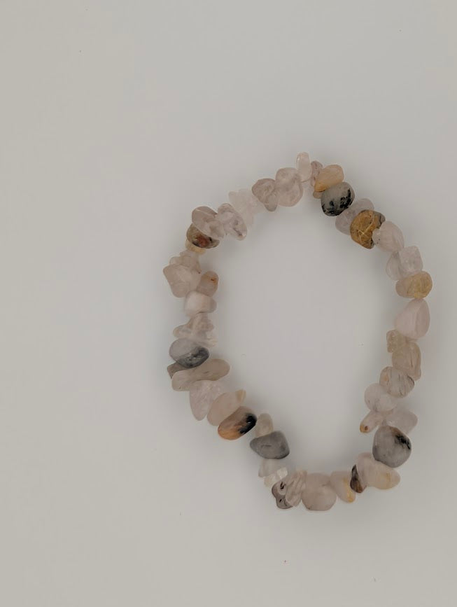 Golden Rutile Quartz Chip | Bracelet