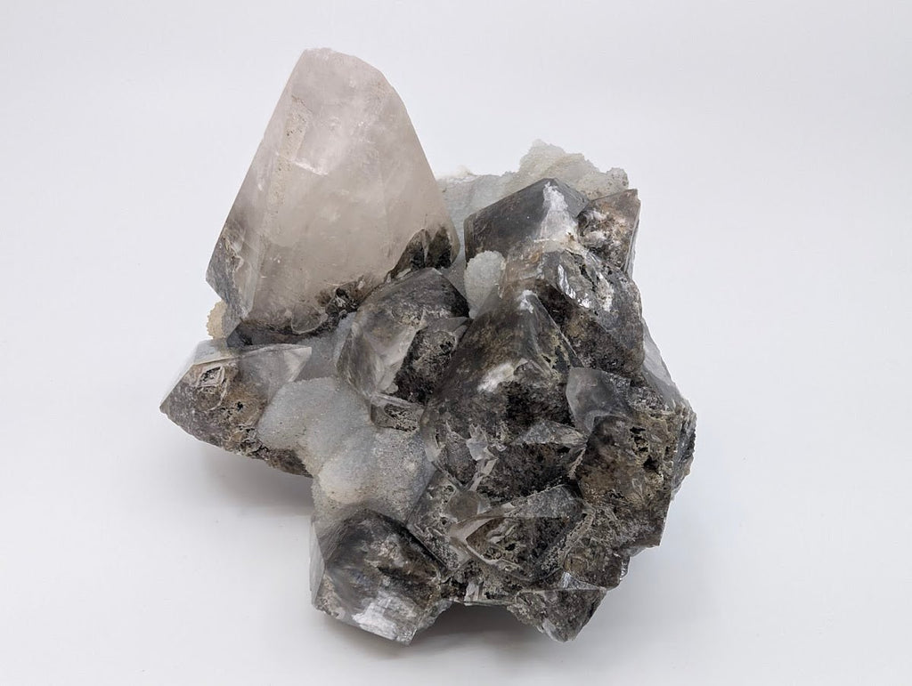 Majestic Dogtooth Calcite with Dendritic Inclusions and Sugar Sphalerite – Fujian, China