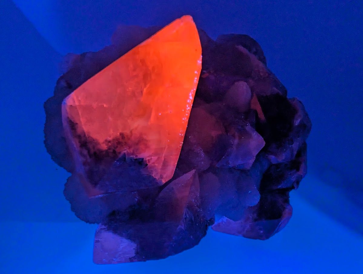 Majestic Dogtooth Calcite with Dendritic Inclusions and Sugar Sphalerite – Fujian, China