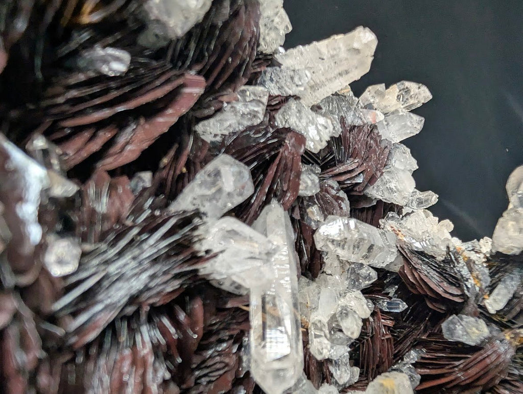 Magnetic Iron Rose Hematite with Quartz | Museum Grade | Jinlong Hill, Guangdong, China