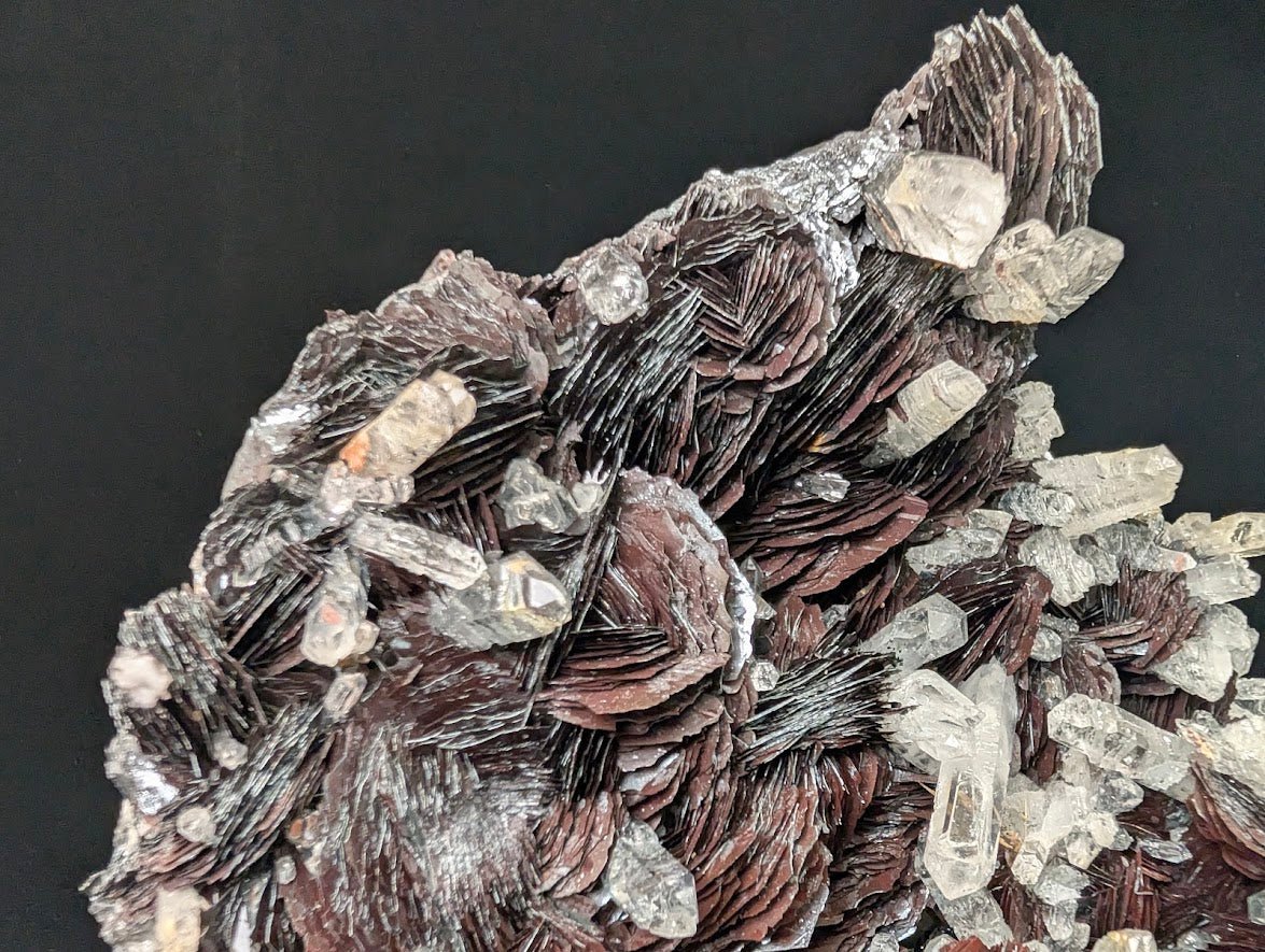 Magnetic Iron Rose Hematite with Quartz | Museum Grade | Jinlong Hill, Guangdong, China