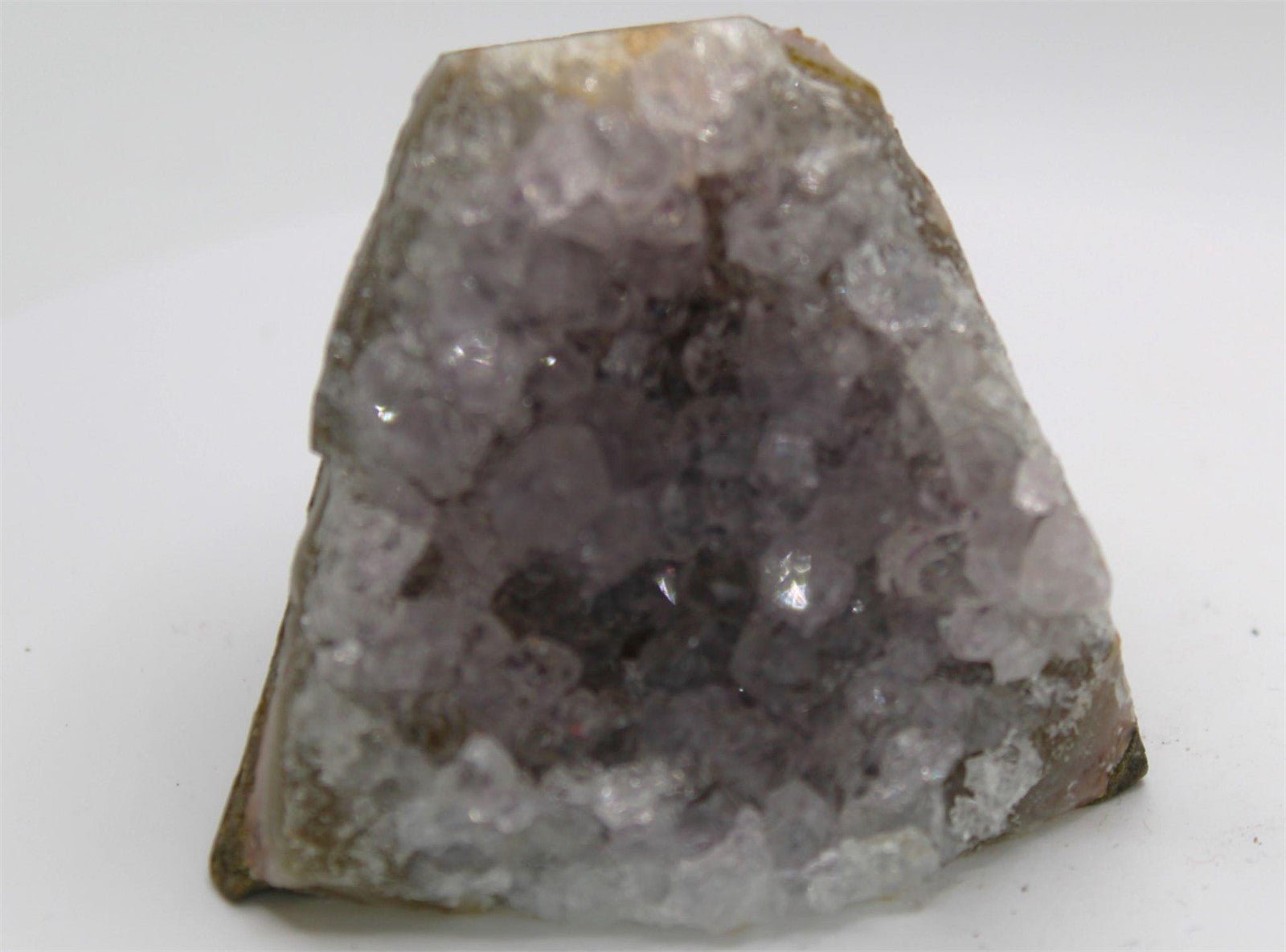 Natural Light Pink Amethyst Crystal Cluster | Brazil