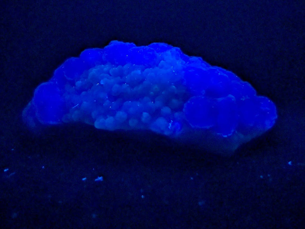 Pink-Purple Bubble Fluorite with Blue Chalcedony - Zhejiang, China