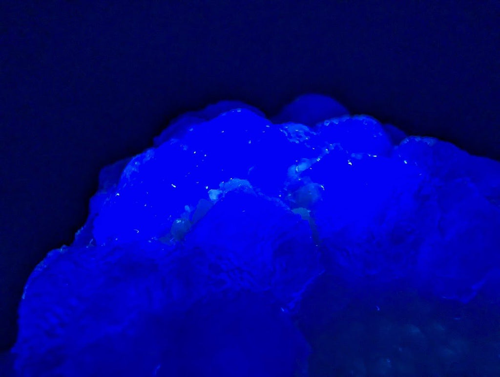 Pink-Purple Bubble Fluorite with Blue Chalcedony - Zhejiang, China