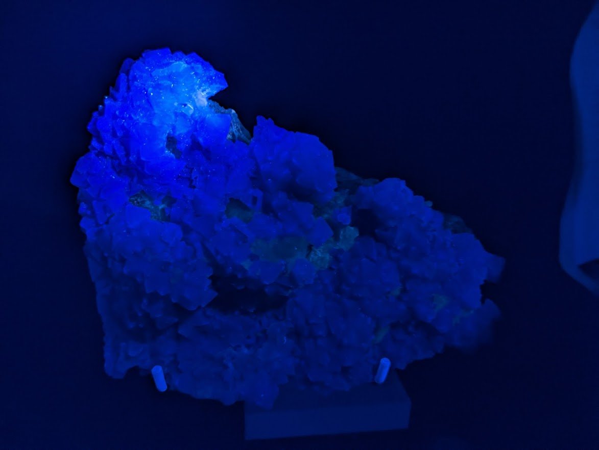 Pink-Purple Octahedral Fluorite with Pyrite, Quartz + Calcite | Zhejiang, China