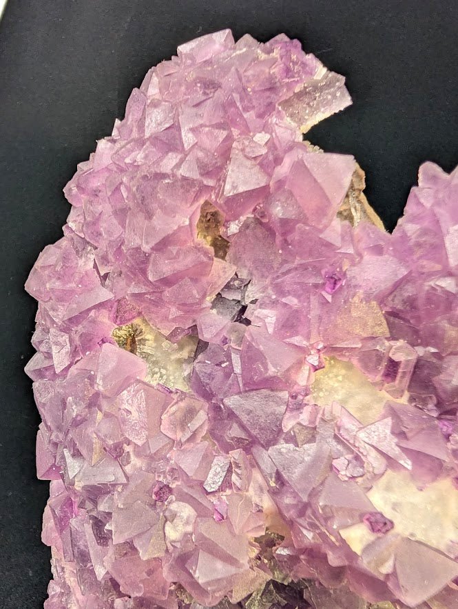 Pink-Purple Octahedral Fluorite with Pyrite, Quartz + Calcite | Zhejiang, China