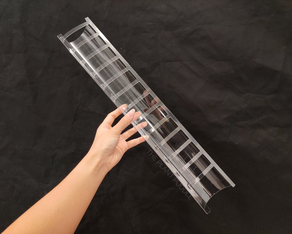 Front Opening Moss Pole | Clear Durable Plastic