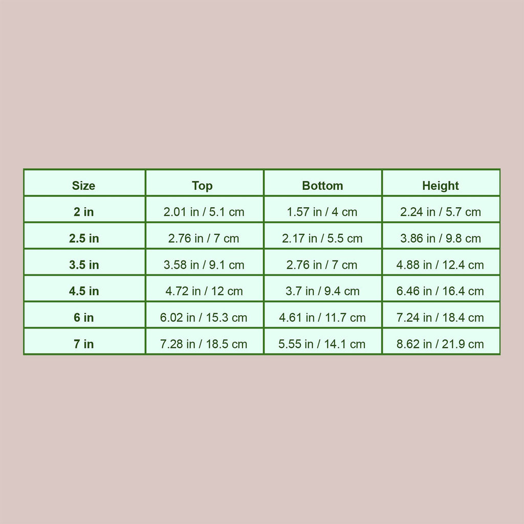 Square Frosted Plant Pot | High Drainage and Easy to Organize