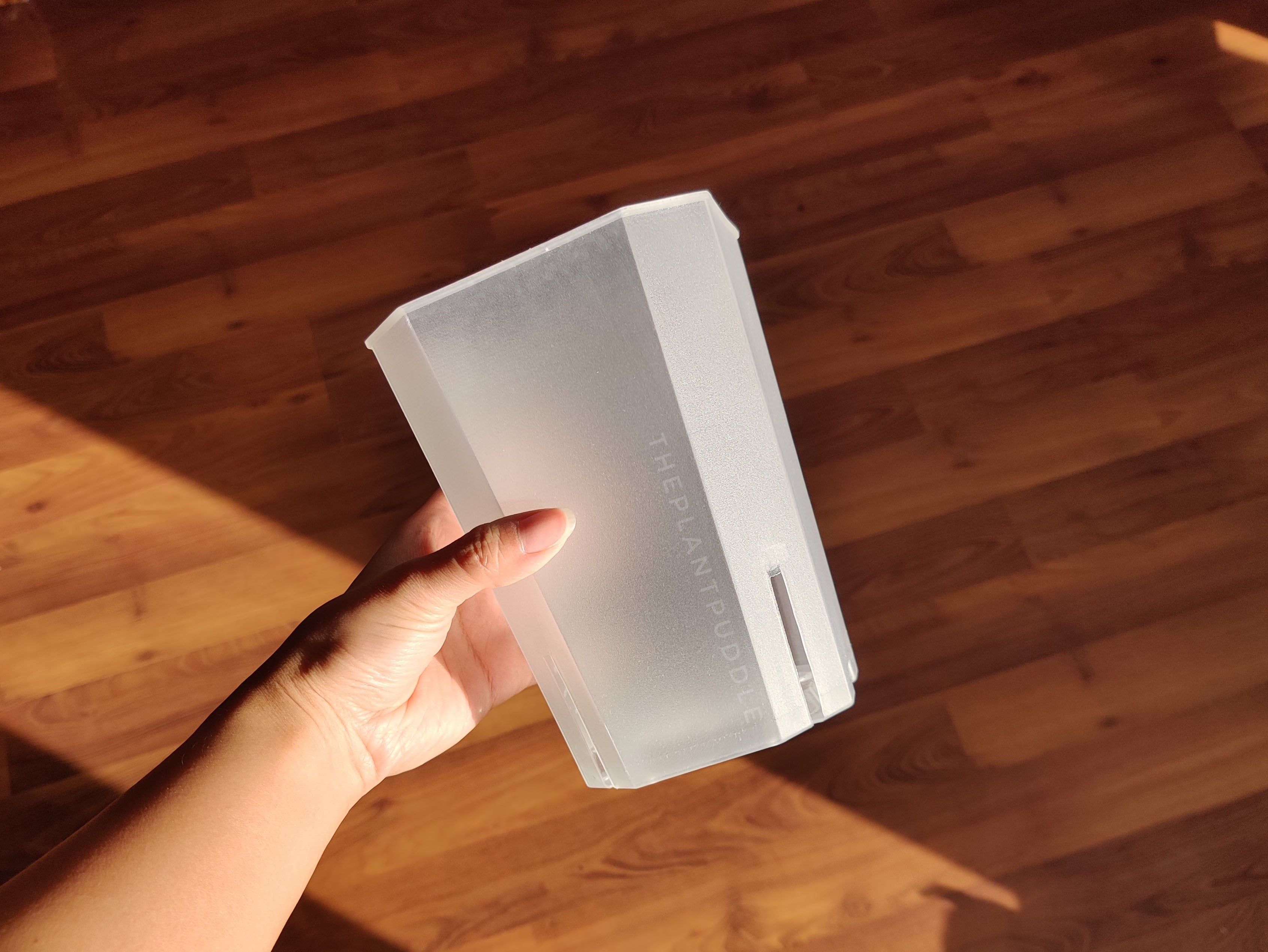 Square Frosted Plant Pot | High Drainage and Easy to Organize