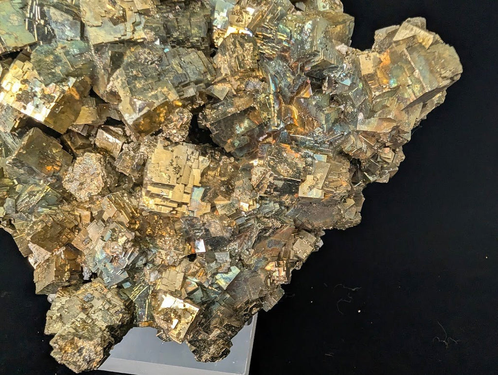 Rainbow Iridescent Pyrite Cluster | Premium Specimen | Daye, China