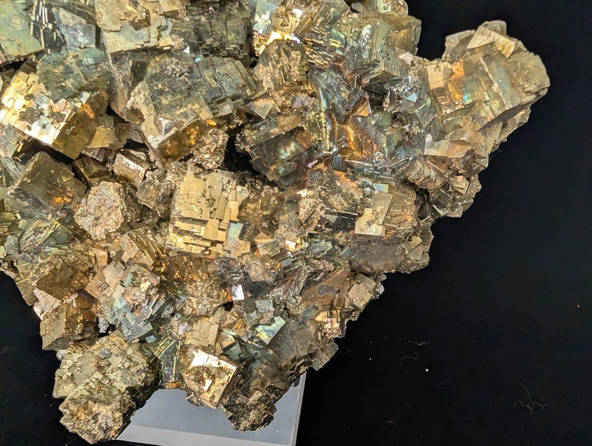 Rainbow Iridescent Pyrite Cluster | Premium Specimen | Daye, China