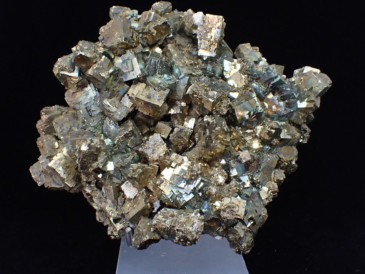Rainbow Iridescent Pyrite Cluster | Premium Specimen | Daye, China